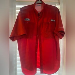 OLE MISS COLUMBIA PFG SZ M SHORT SLEEVE